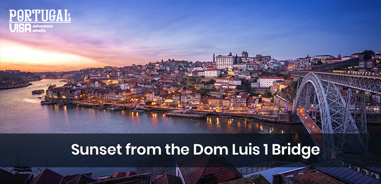 Sunset from the Dom Luis 1 Bridge 